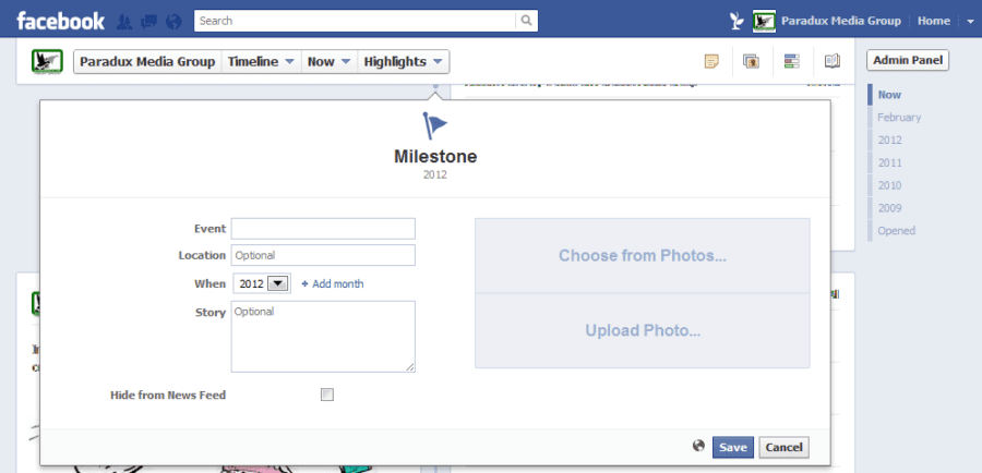 milestone feature