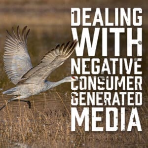 Dealing with Negative Consumer Generated Media