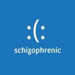 This logo is brilliantly designed and almost what you should expect -- the full range of human emotions.